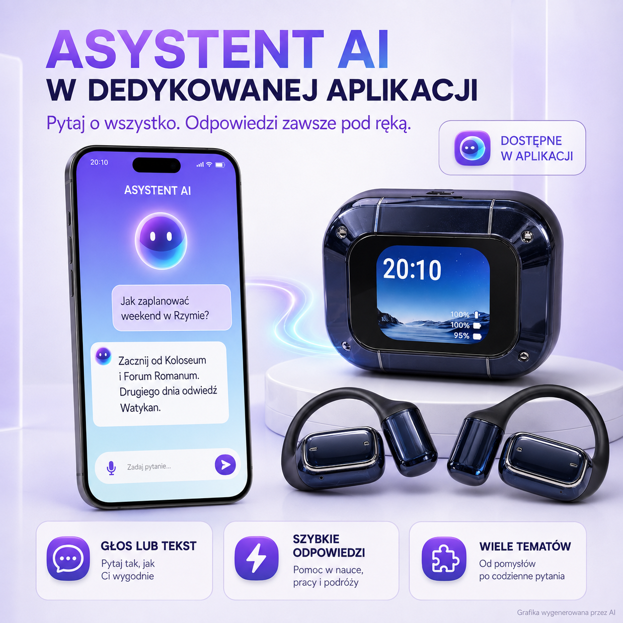 Słuchawki Tłumaczące AI NE25