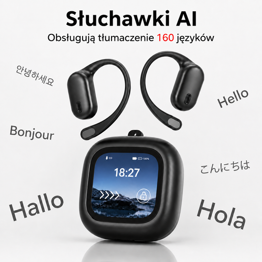 Słuchawki Tłumaczące AI F38