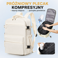 Próżniowy plecak podróżniczy Zelena