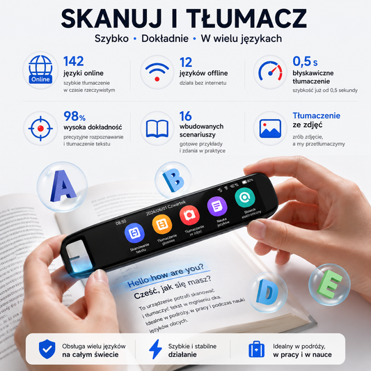LinPen PRO - Inteligentny skaner i tłumacz Offline