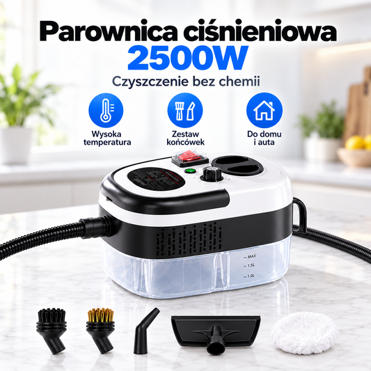 Zelena SteamClean™ – Parownica Ciśnieniowa