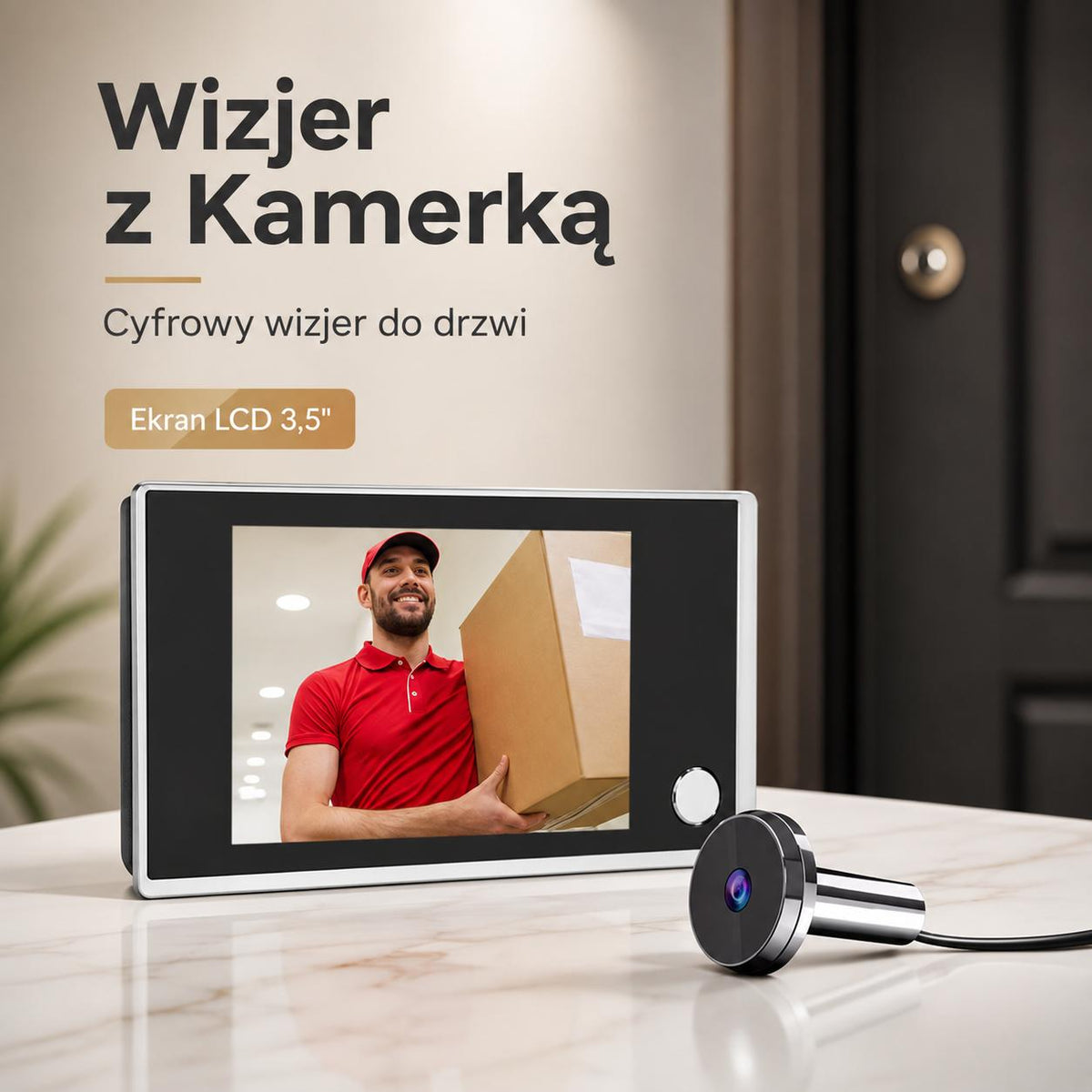 Wizjer do Drzwi z Kamerą