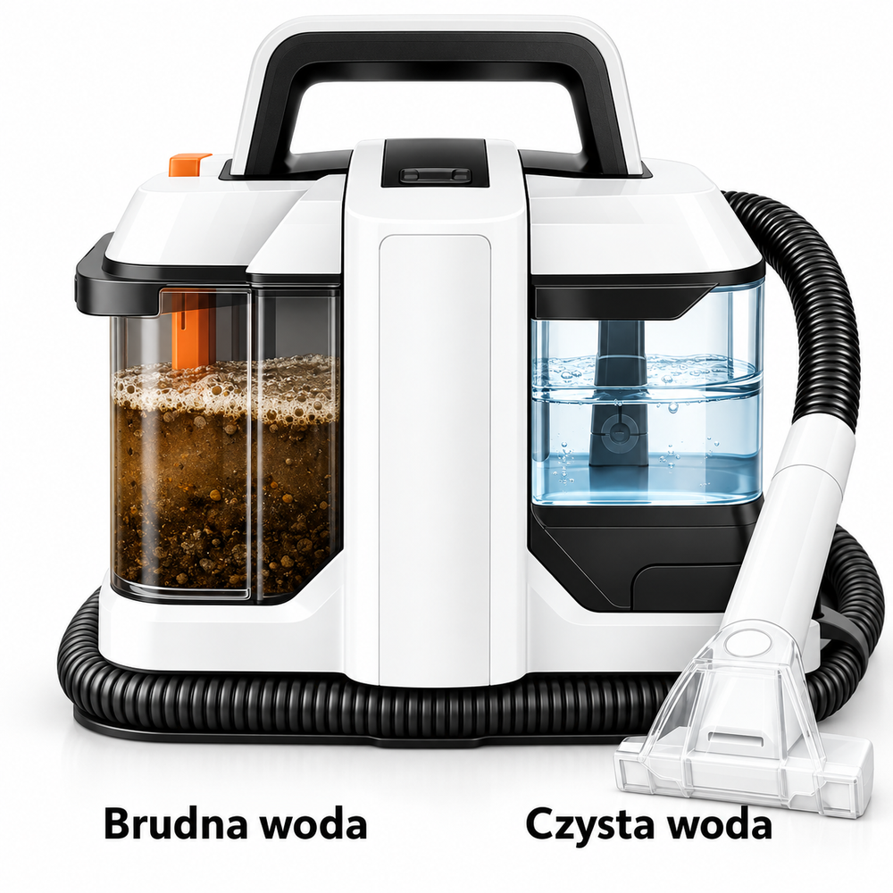 ZELENA™ AquaWash – Odkurzacz piorący do tapicerki 750 W