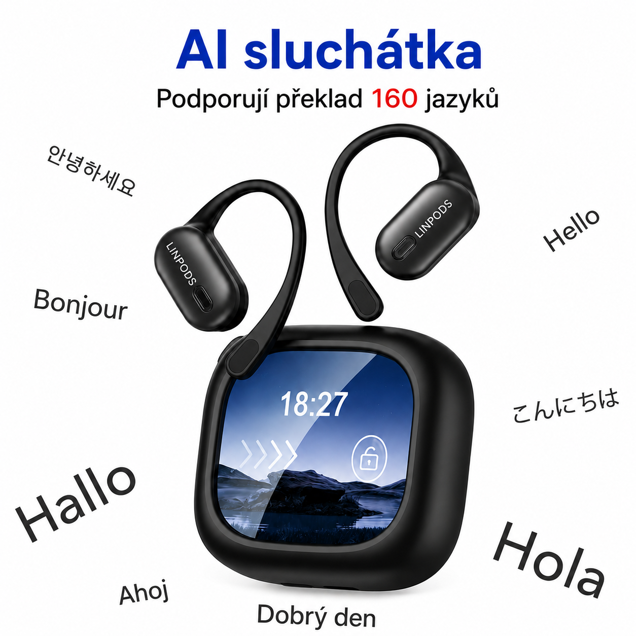 LinPods PRO – Inteligentní sluchátka s AI překladačem