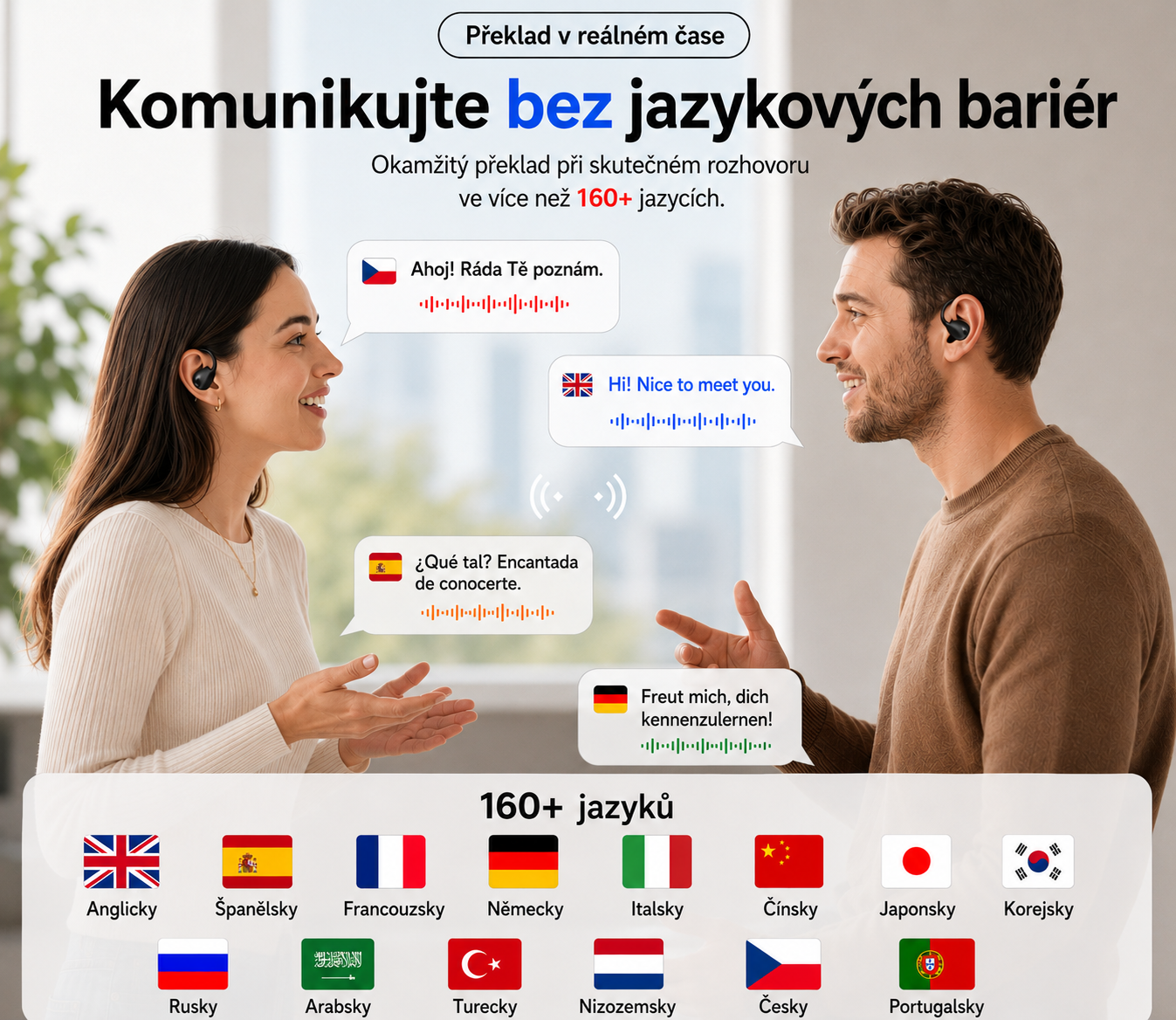 LinPods PRO – Inteligentní sluchátka s AI překladačem