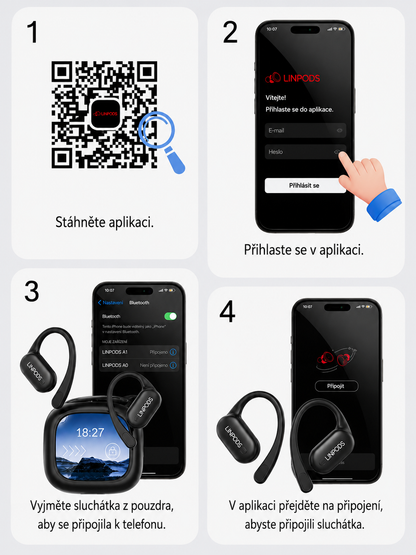 LinPods PRO – Inteligentní sluchátka s AI překladačem