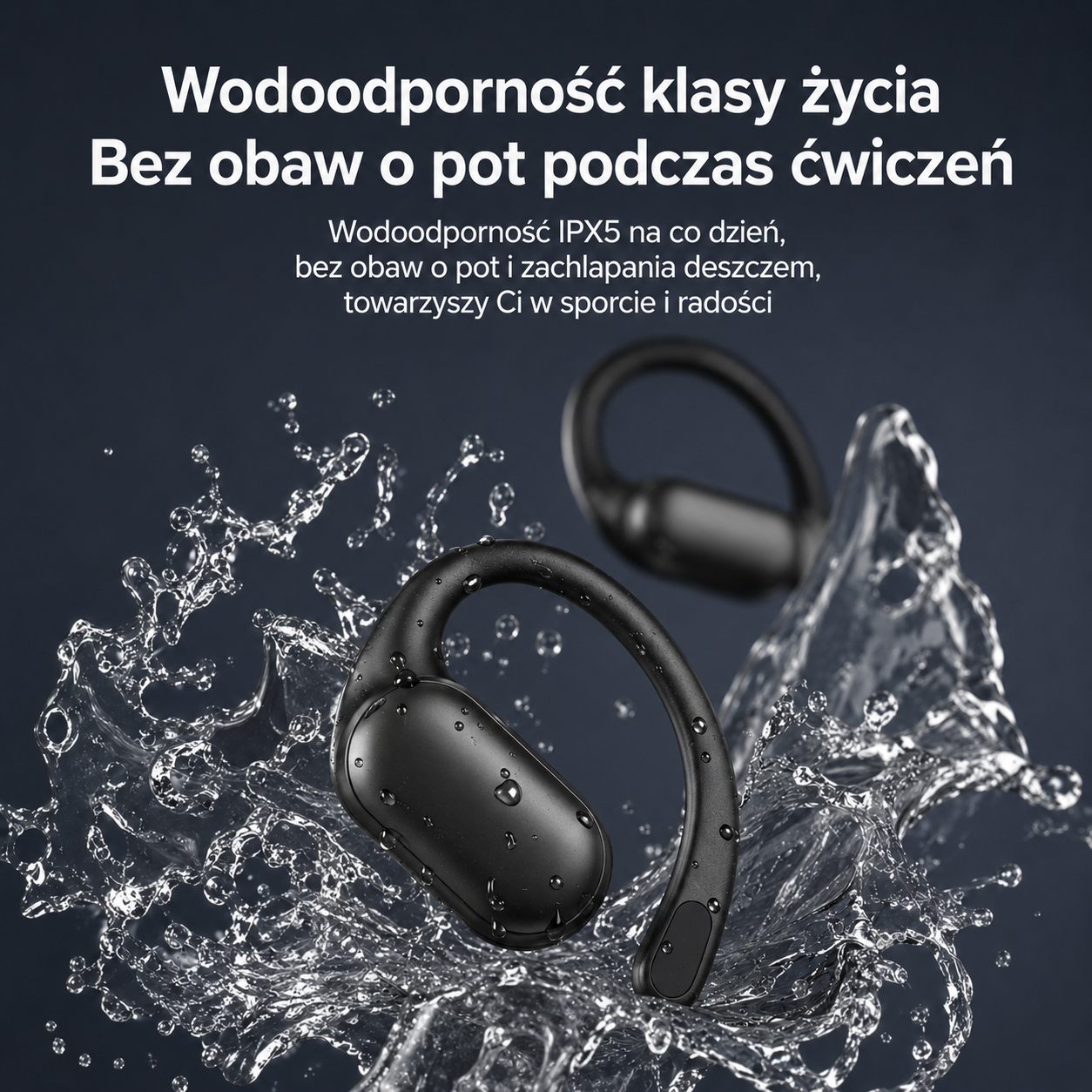 Zelena F38 - Inteligentne Słuchawki z Tłumaczem AI i Ekranem LCD