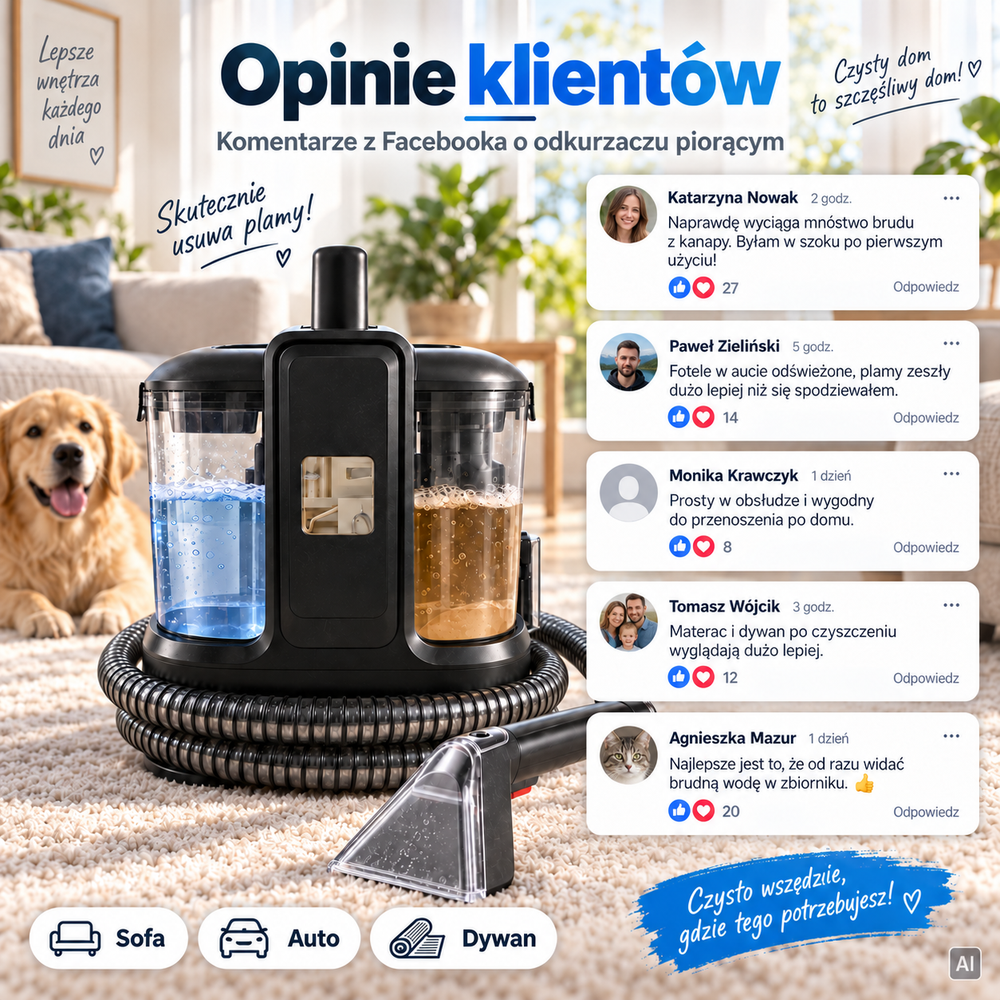 Odkurzacz piorący DeepClean 450 W