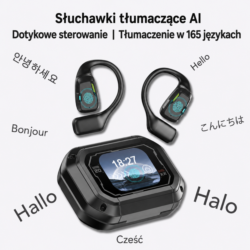 Zelena XP6 - Słuchawki Tłumaczące AI