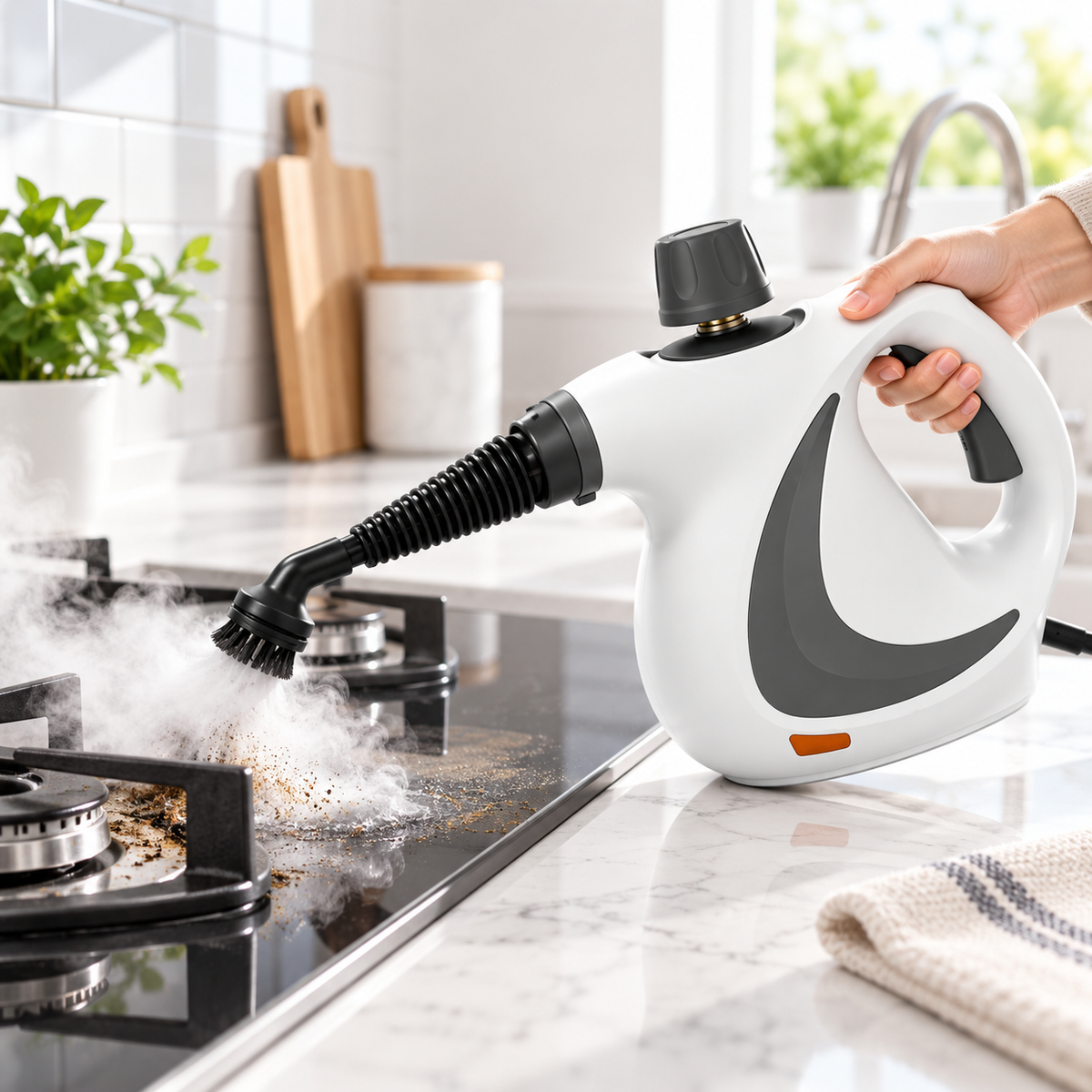 Zelena SteamGo™ – Ręczna Myjka Parowa