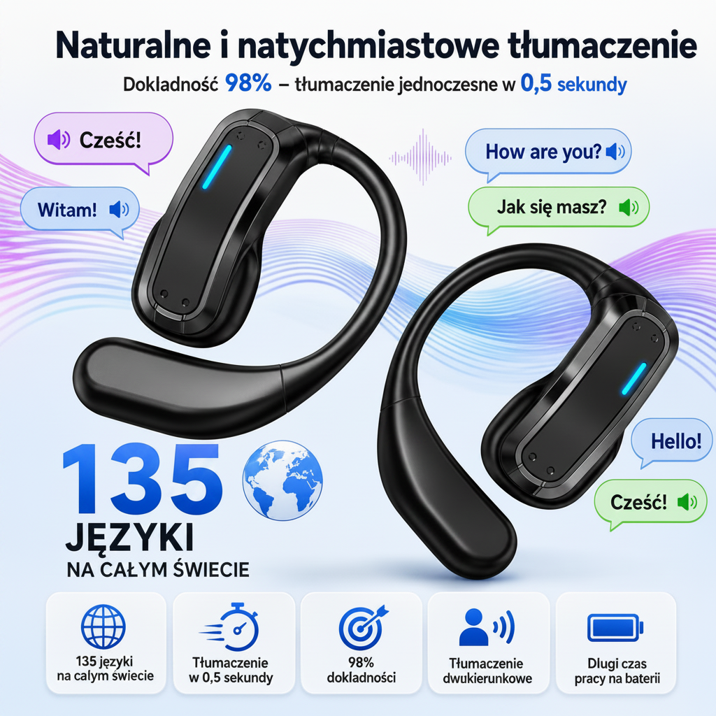 Słuchawki tłumaczące Zelena Lite