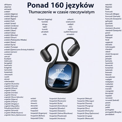 LinPods PRO – Inteligentne Słuchawki z Tłumaczem AI i Ekranem LCD